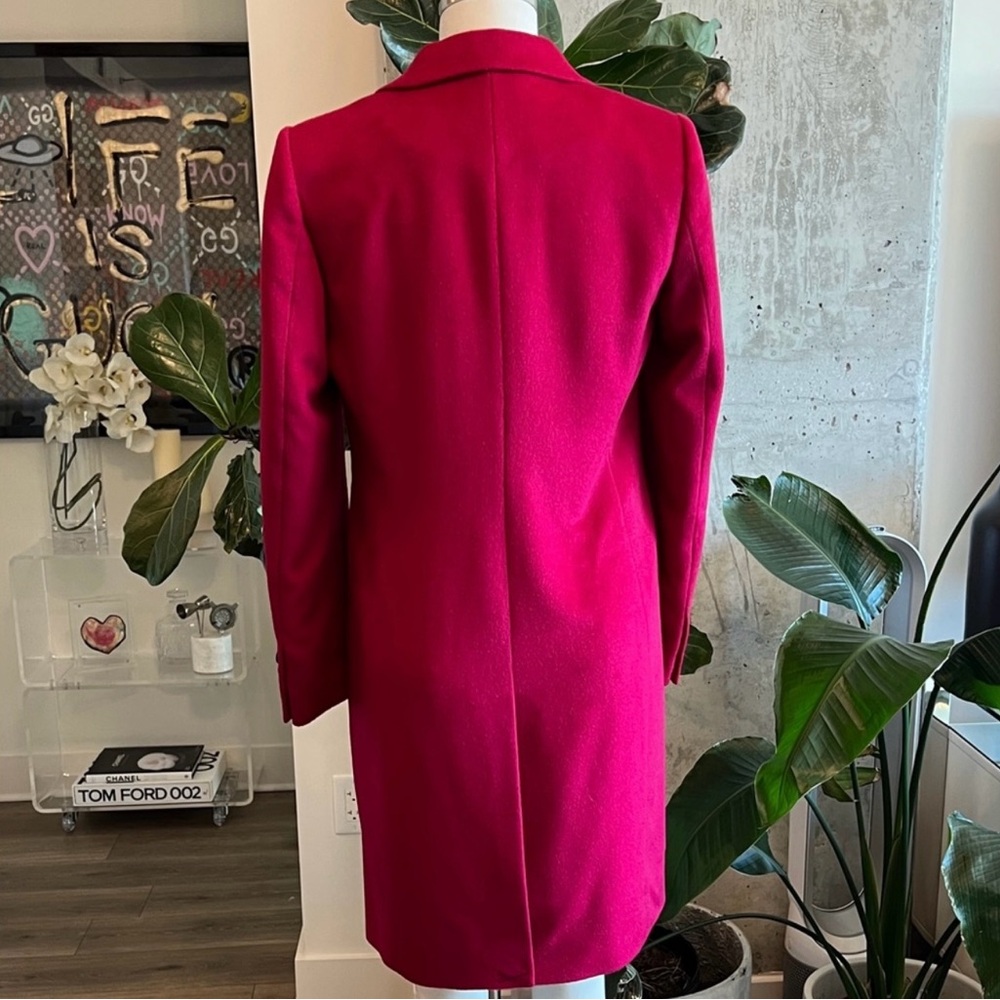 NWOT Hobbs London 'Tilda' Wool Coat in Fuchsia Pink ASO Kate Middleton-UK10/US6 - Picture 8 of 13